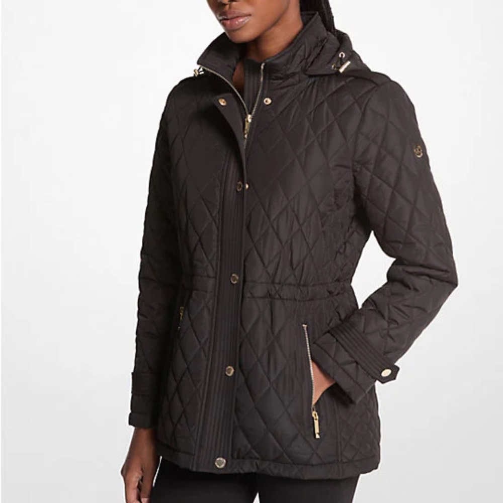 michael kors Quilted Hooded Jacket